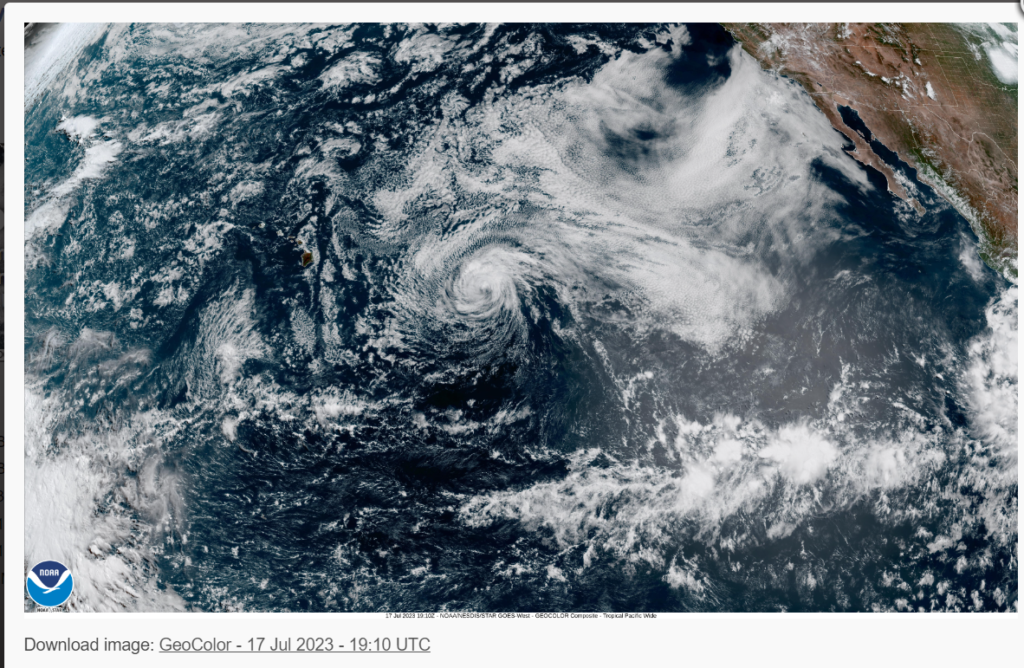 Tropical storm Calvin to hit Hawaii; bring heavy rainfall in Big Island -  The Economic Times