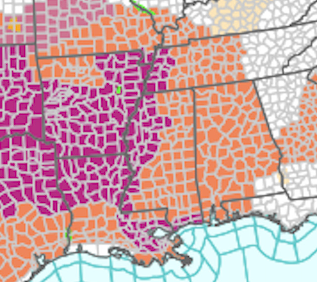 Local Forecast for Southern MS/AL/LA – 6/29/24: Heat advisories and ...
