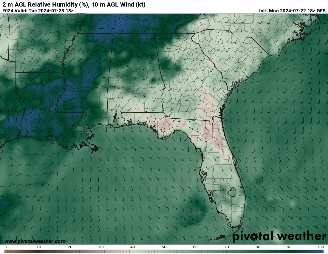 Local Forecast for Southern MS/AL/LA – 7/22/24: Cooler week with ...