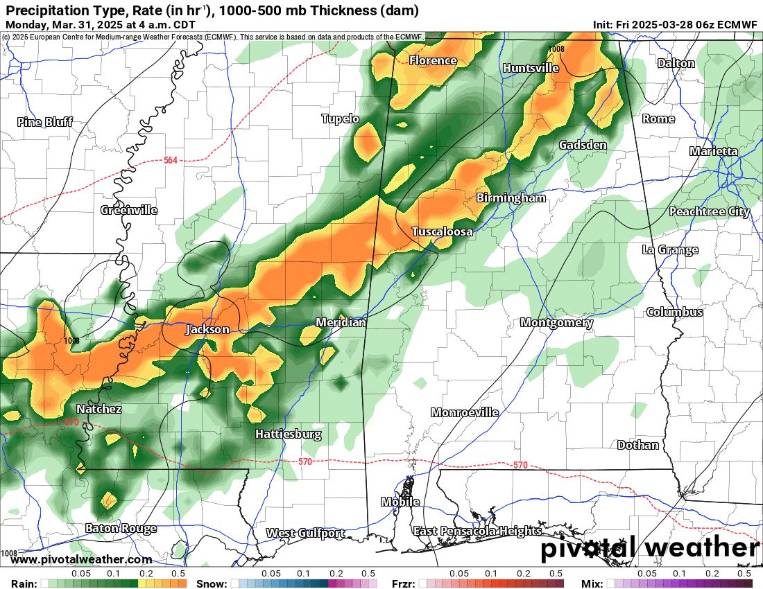 Storms Saturday, then again late Sunday night into Monday morning ...