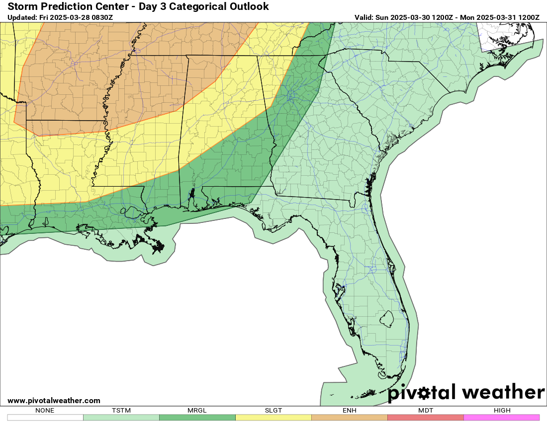 Storms Saturday, then again late Sunday night into Monday morning ...