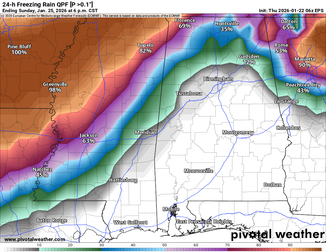 Where we’re at so far for this weekend: Southern MS/AL/LA Local Weather ...