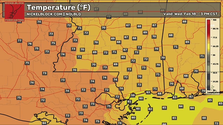 Mild and Humid Until Sunday: Southern MS/AL/LA Local Weather Forecast ...