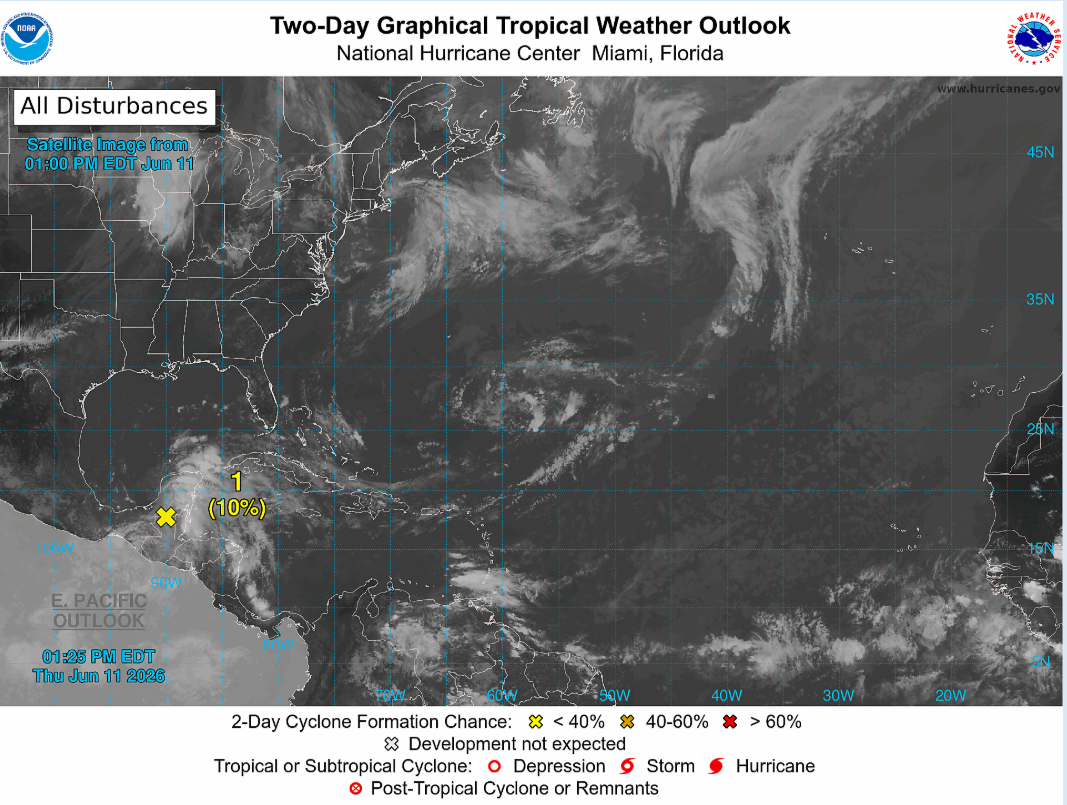 Thursday Tropics: Tropical Forecast- 6/11/26 – NickelBlock Forecasting